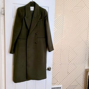 Green Women’s Trench Coat